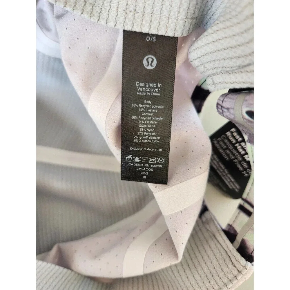 NWT Lululemon Fast Free Run Hat *Vent PGM1 Paint Glide Multi One Size $48